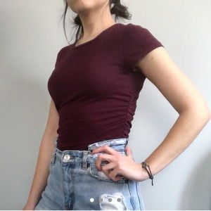 Rugby maroon T-shirt